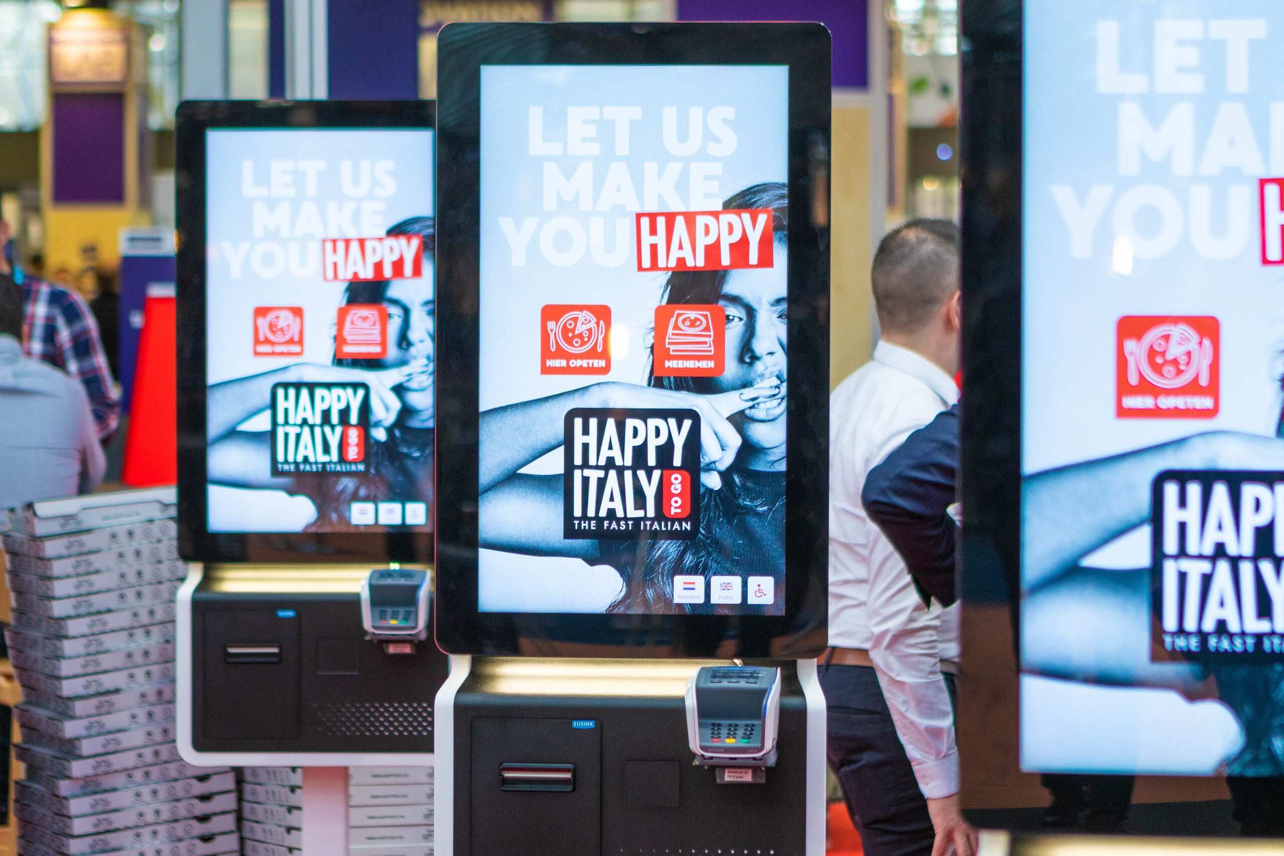 BLUE FIRE Fast Order i en pizzeria