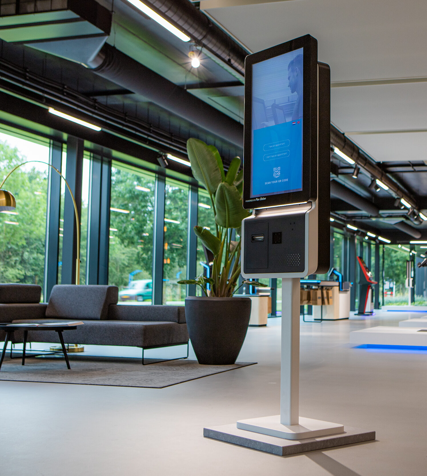 BLUE FIRE Fast Order i en rumsmiljö